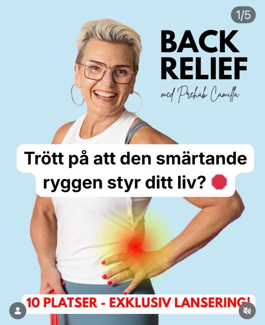 Back Relief med Prehab Camilla
